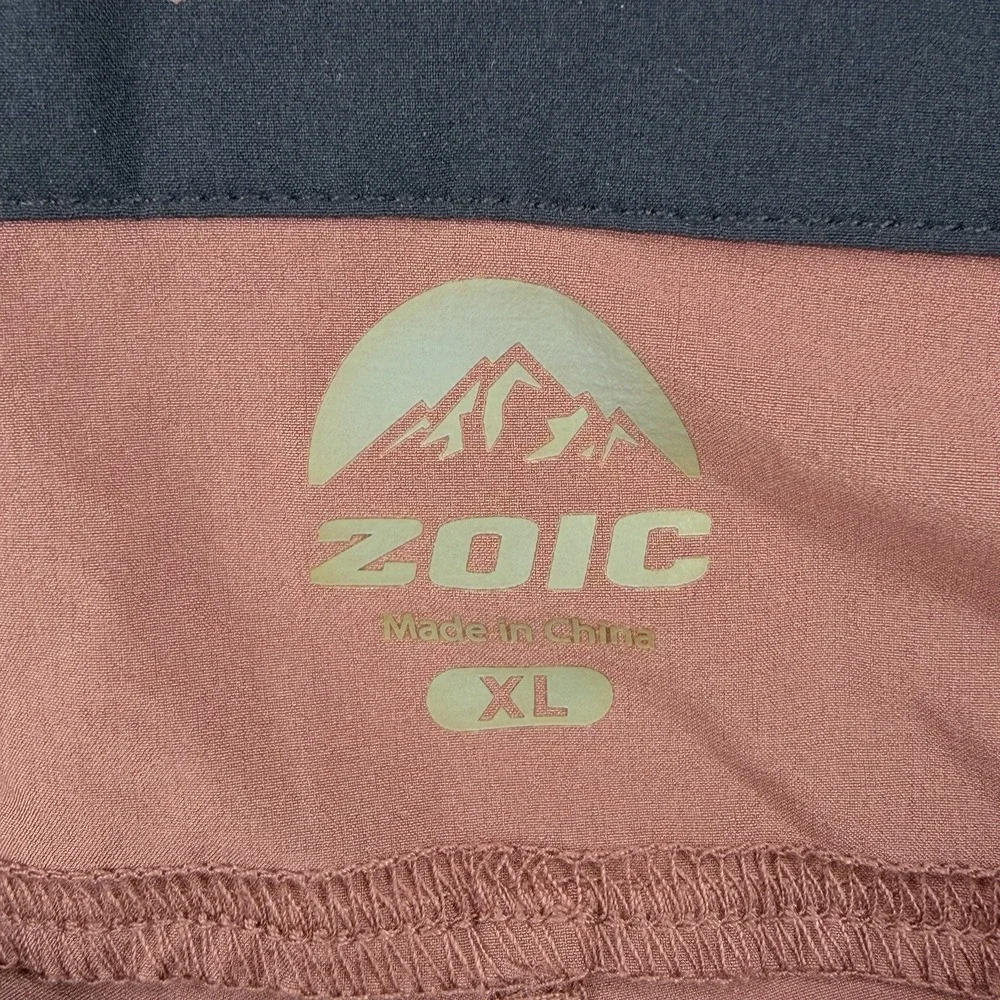 ZOIC Navaeh 7 MTB Cycling Shorts Womens XL Rosewood Stretch Adjustable Waist